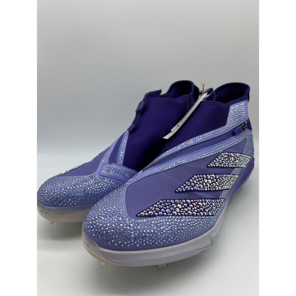 adidas Adizero Impact+ Baseball Swarovski Light Purple Cleats IH8154 Men's 13 - Picture 9 of 16